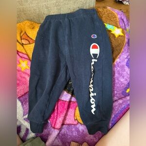 Champion Kids' Dark Blue Joggers with Logo
